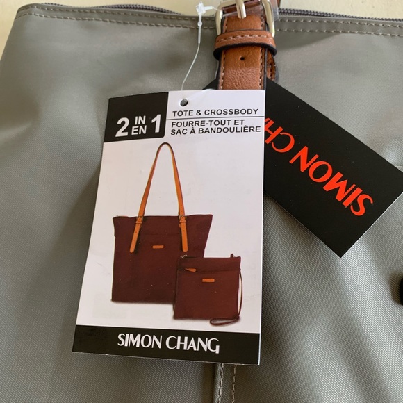 Simon Chang New Tote and matching Crossbody - Picture 2 of 4